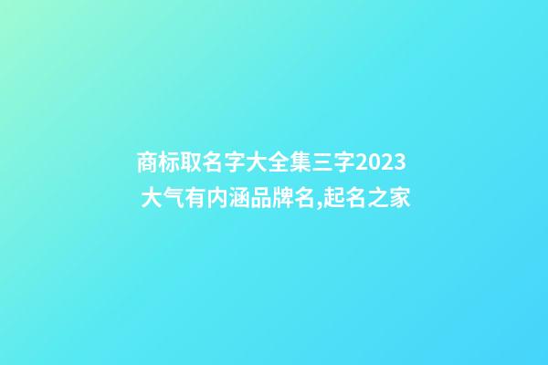 商标取名字大全集三字2023 大气有内涵品牌名,起名之家-第1张-商标起名-玄机派